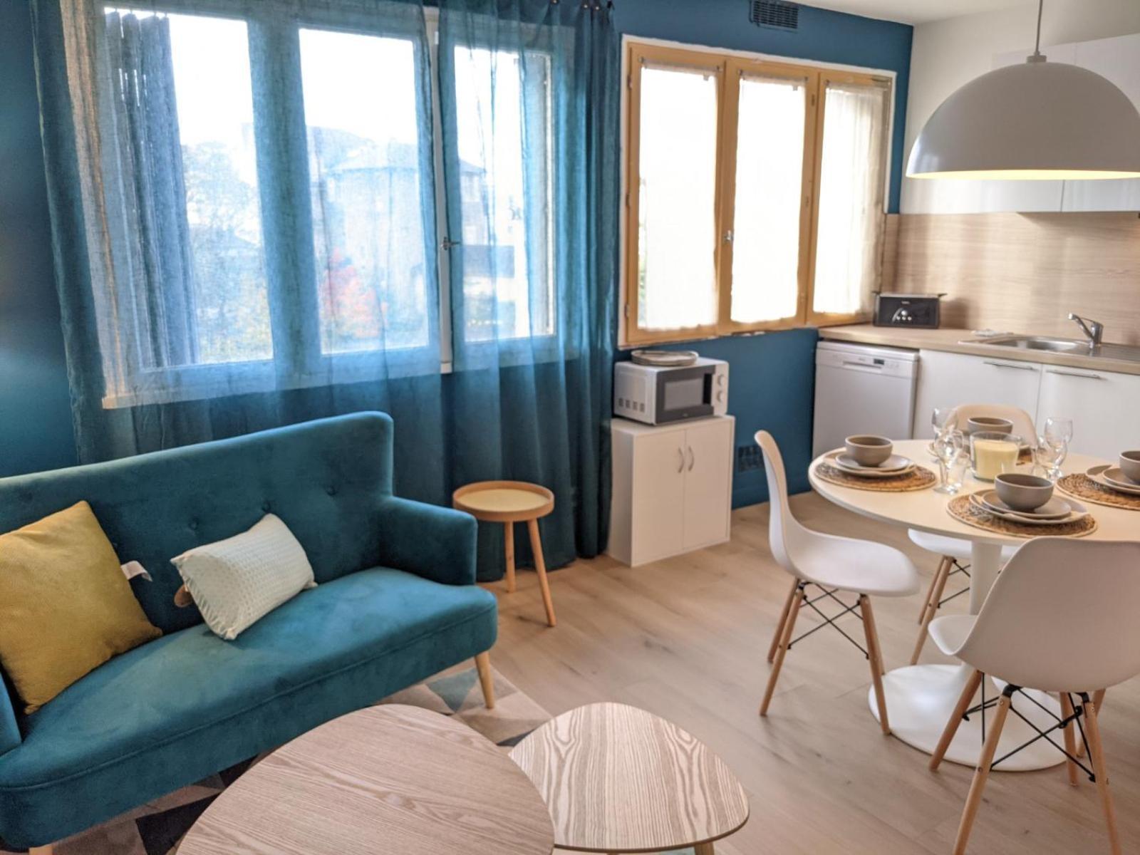 Cosy Iris 3Ch - Stationnement Gratuit - Lumineux Apartment Pau Bagian luar foto